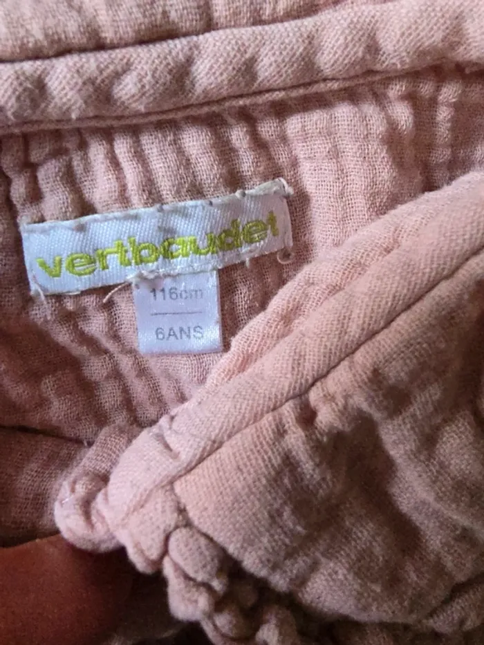 chemise rose pâle vertbaudet - photo numéro 5