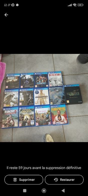 Jeux vidéo PS4