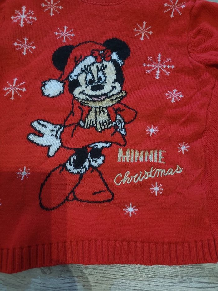 Pull rouge de Noël Minnie - photo numéro 2