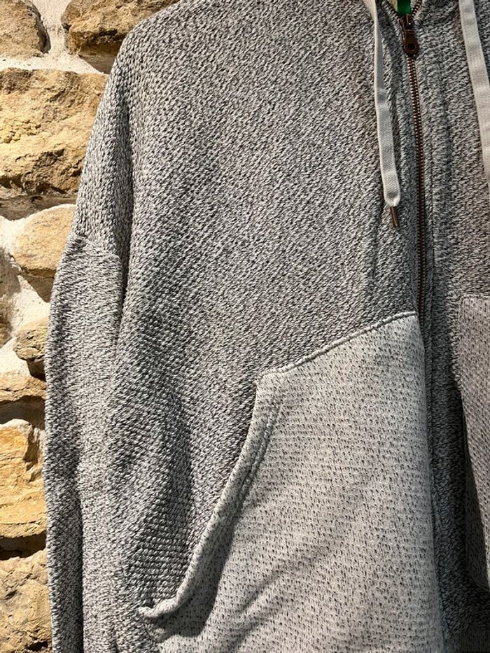 Veste à capuche en maille Benetton Taille L - photo numéro 2