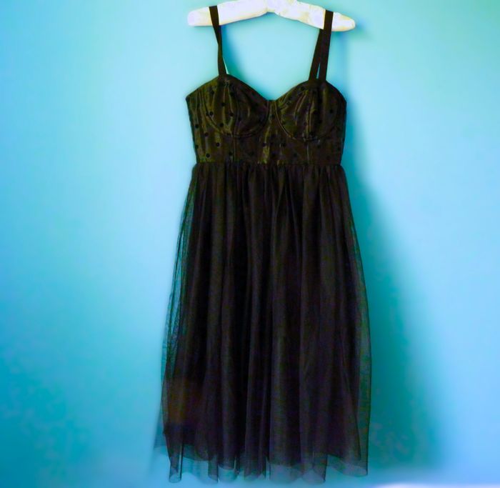Robe bustier Tutu long femme S 36 pimkie noir TBE tulle