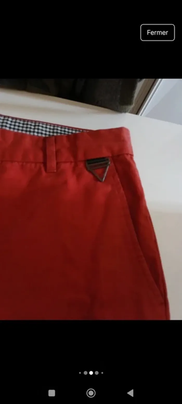 Pantalon chino homme eleven Paris taille 42 coupe droite - photo numéro 5