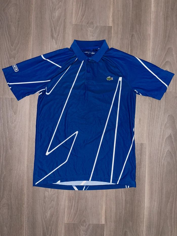 Polo Lacoste Sport Bleu Novak Djokovic 🔵