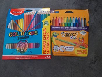 Feutres +crayons couleurs