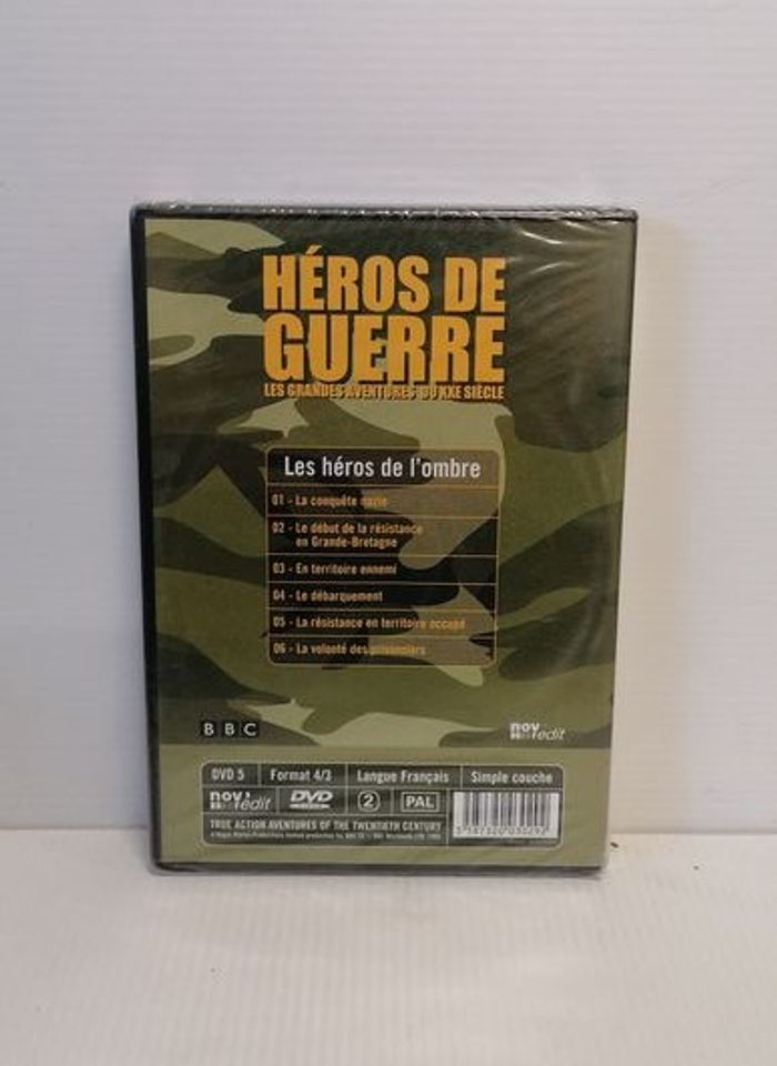 Dvd Documentaire Héros de guerre Les grandes aventures du XXE siècle (Neuf sous blister) - photo numéro 2