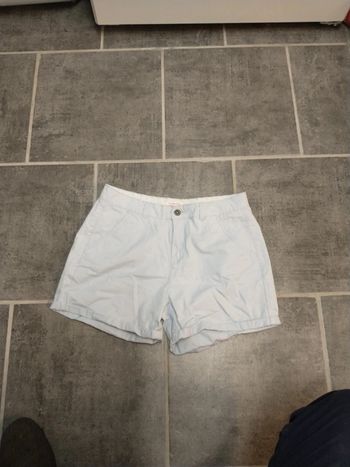 Short bleu taille 36 de marque Camaïeu