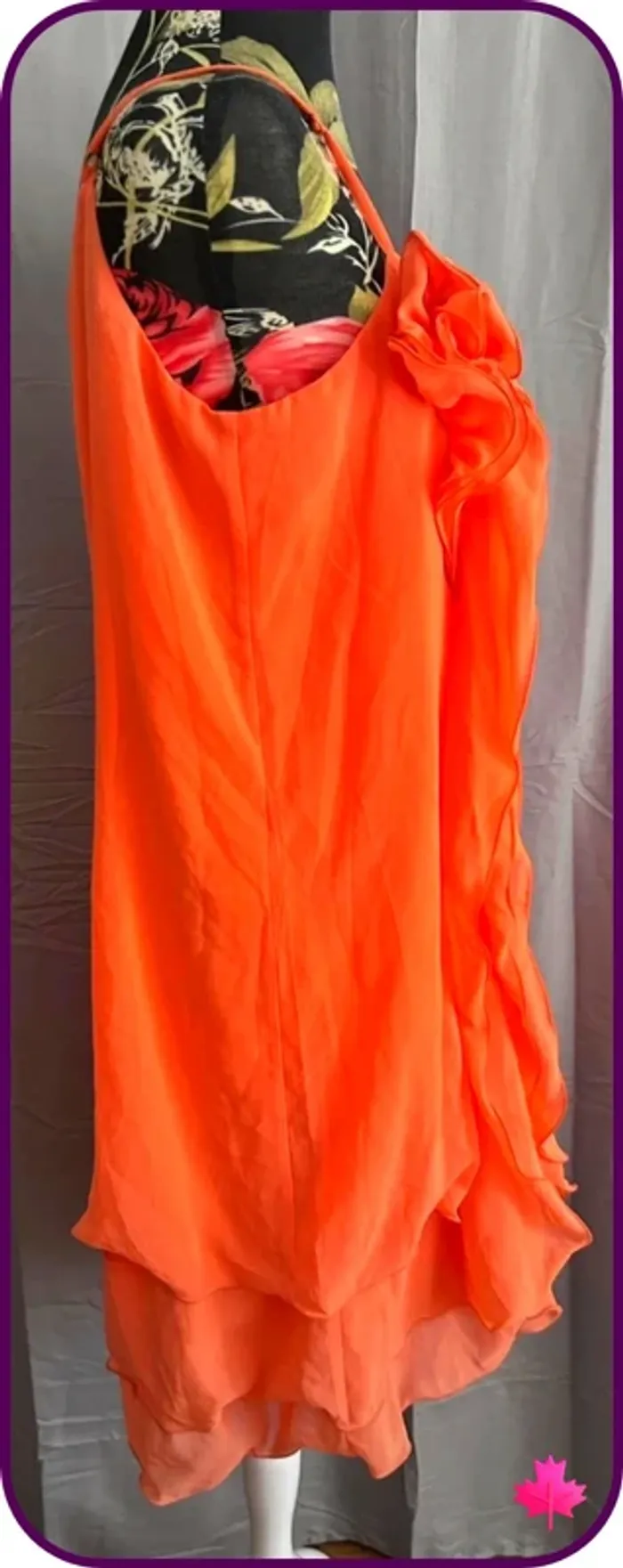 🌷robe orange🌷 - photo numéro 3