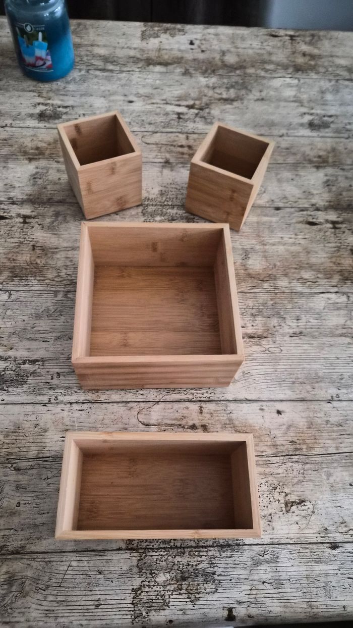 Rangement maquillage bois - photo numéro 5