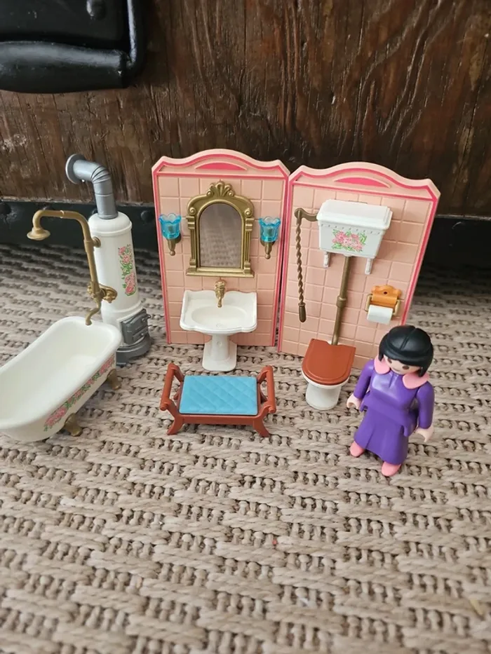 Playmobil belle époque salle de bain 5324 vintage