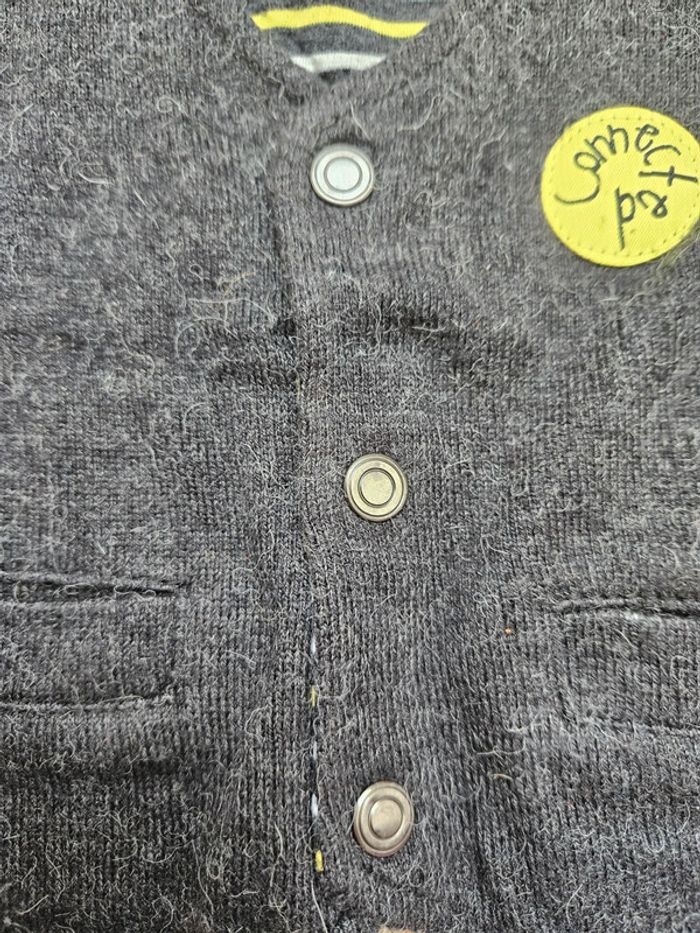 Gilet sans manche gris Orchestra 6 mois neuf - photo numéro 4