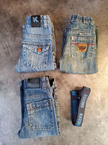 Lot 3 jeans 18 mois creeks/kitchoun très bon état