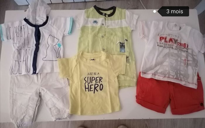 Lot été garçon 3 mois