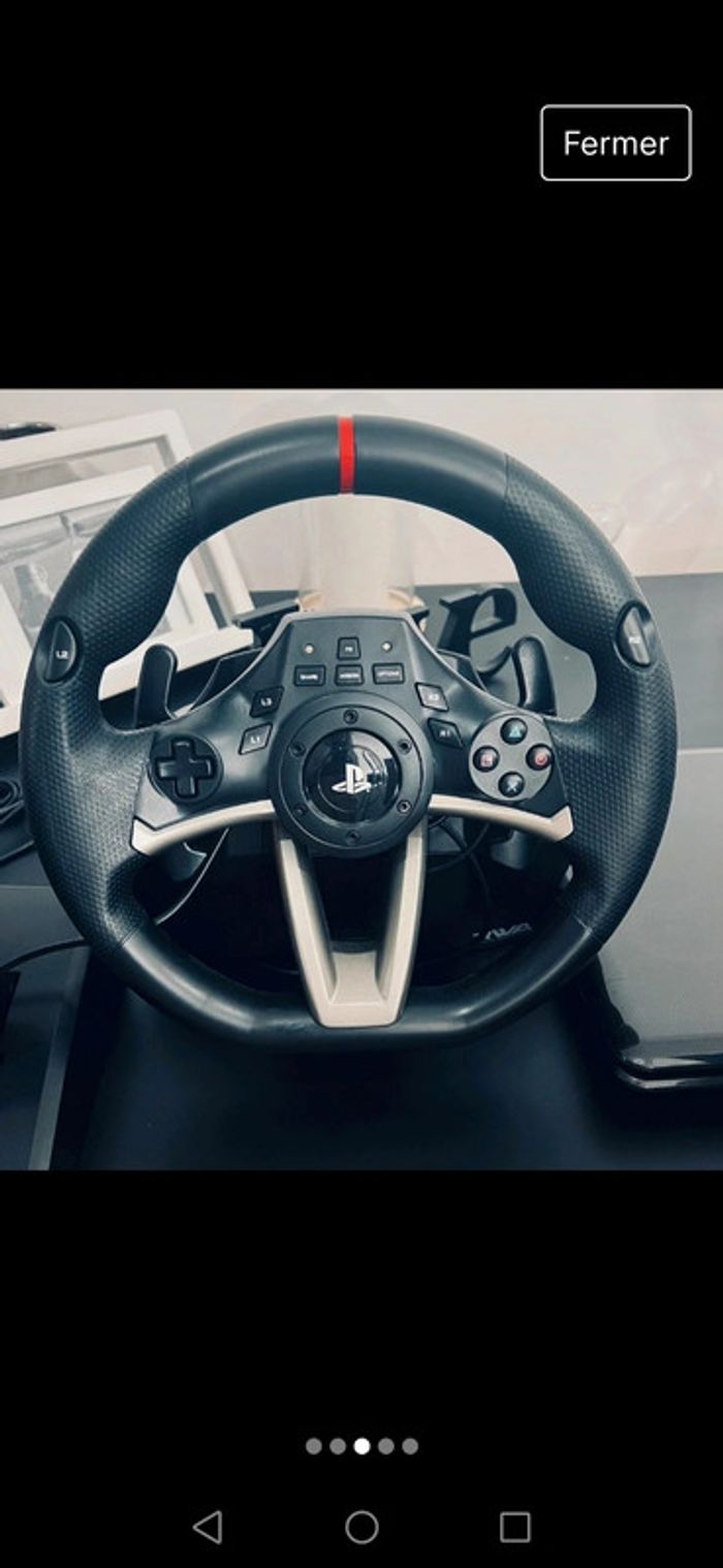 Volant playstation Hori rwa - photo numéro 2