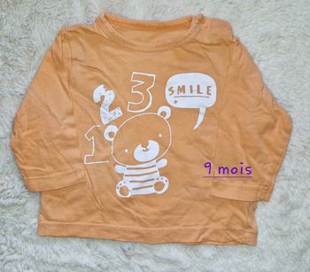 T-shirt garçon 9 mois 