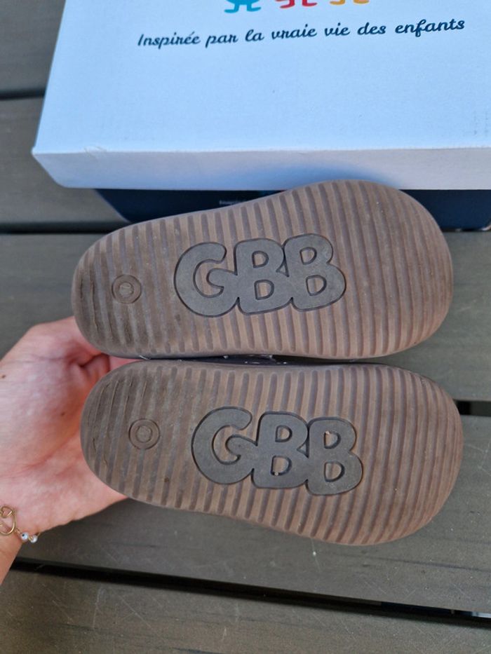 Bottines GBB Flexoo rose pale bébé fille pointure 21 - photo numéro 6