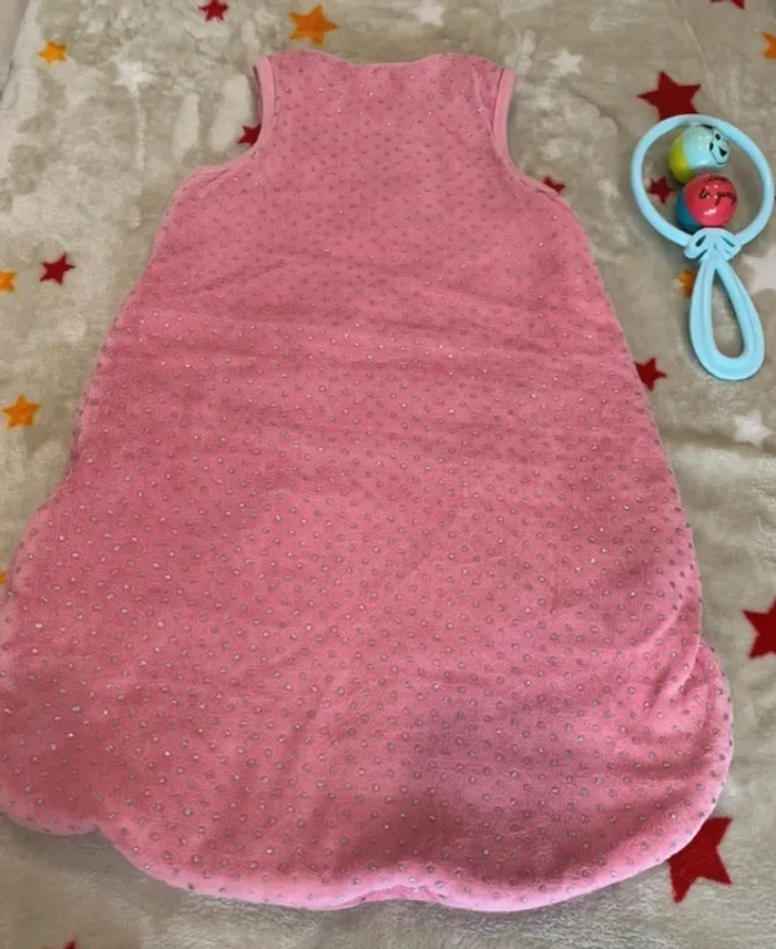 Lot Gigoteuses hiver 0-6 mois + Tour de Lit Coordonné Velours Rose Babies’R’Us - photo numéro 20