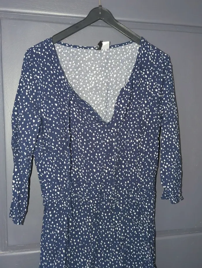Robe courte/ tunique motifs coeurs - photo numéro 3