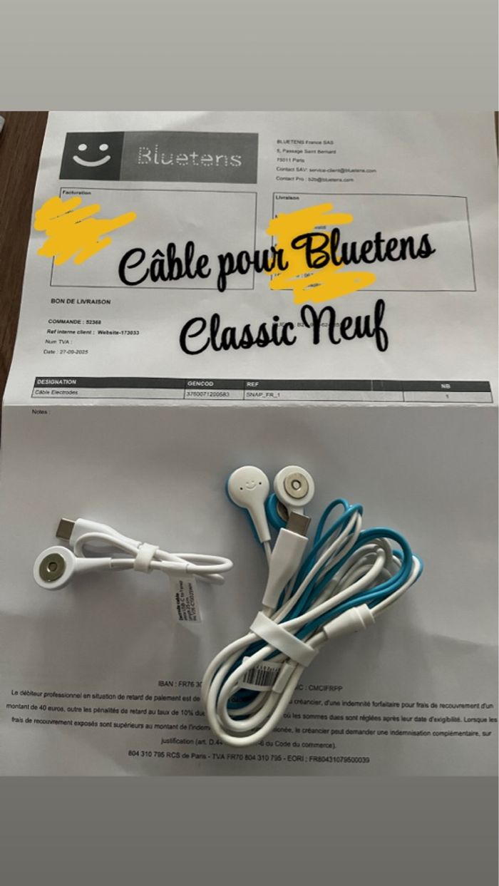 Câble  Bluetens