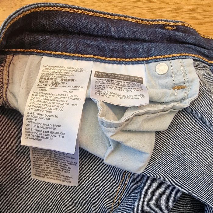 Jeans levi's 711 Skinny 28/30 - photo numéro 12