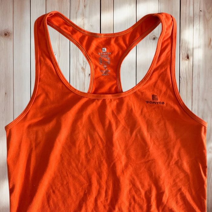 🌸Débardeur orange Domyos - Taille 40 🌸 - photo numéro 2