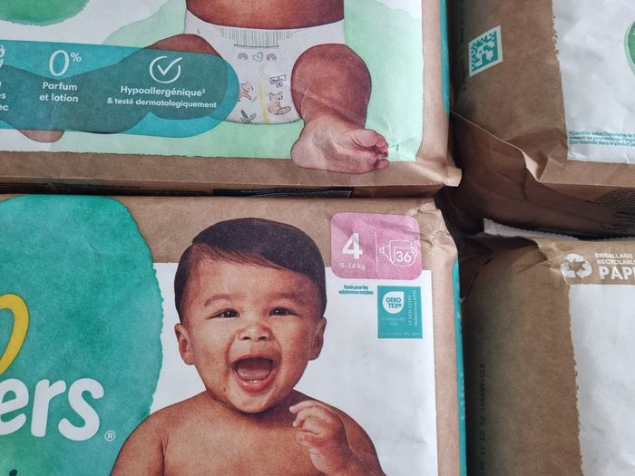 144 couches pampers harmonie T4 - photo numéro 2