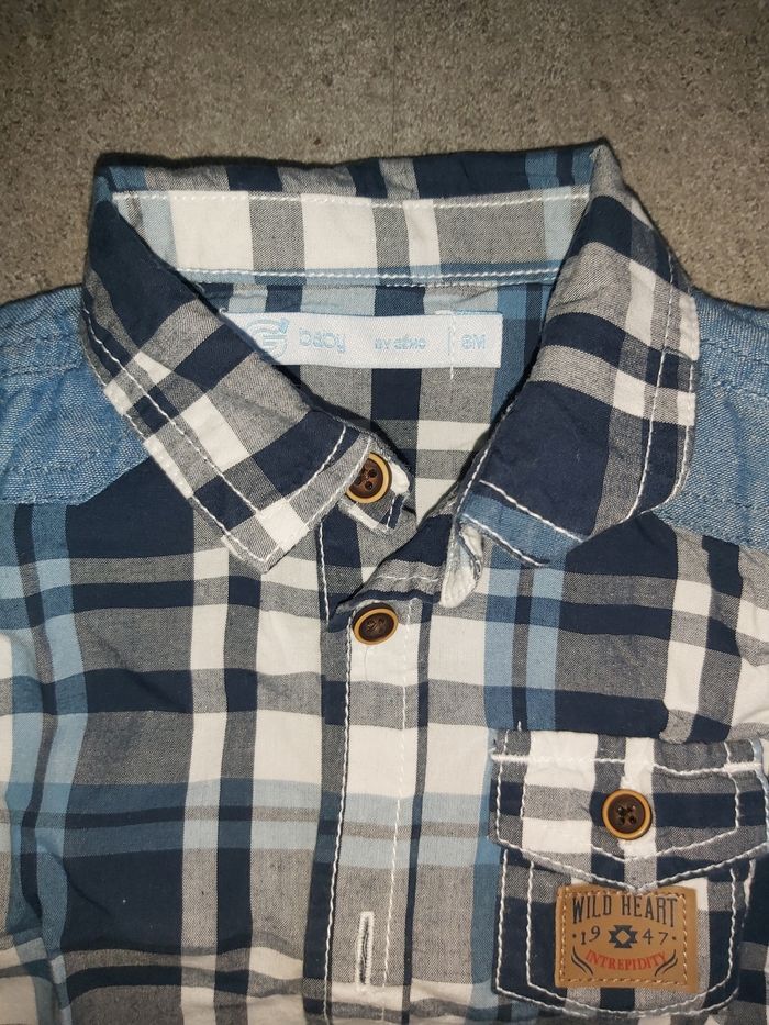 Chemise 6 mois garçon comme neuve