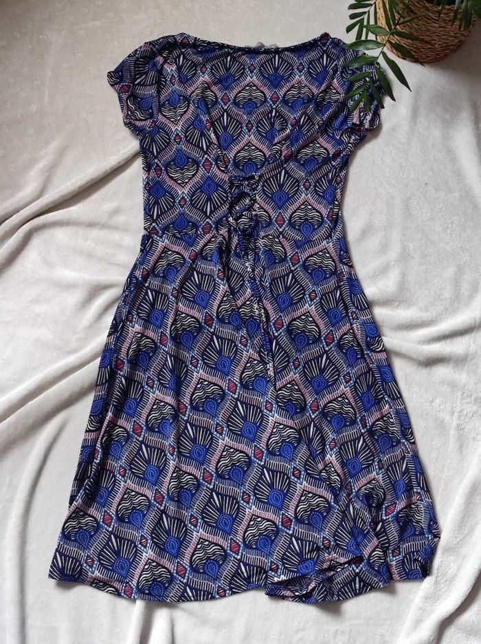 Robe courte imprimée multicolores T3 / M - photo numéro 7
