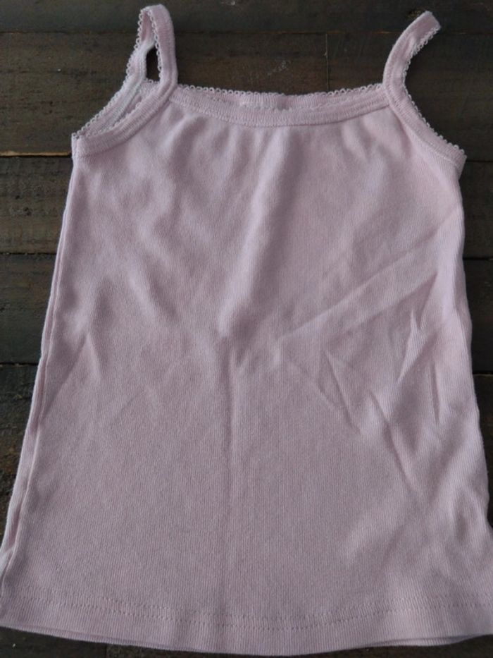 Ensemble ete short et débardeur blanc et rose t 2 ans - photo numéro 4