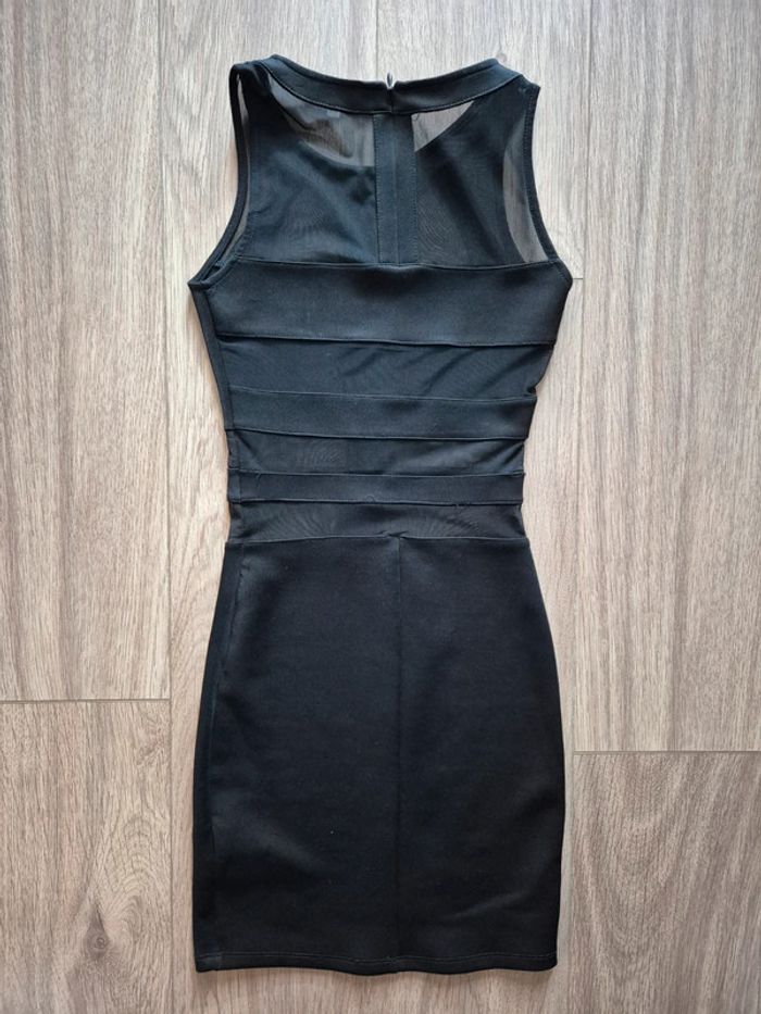 Robe noire moulante transparence bershka - photo numéro 4