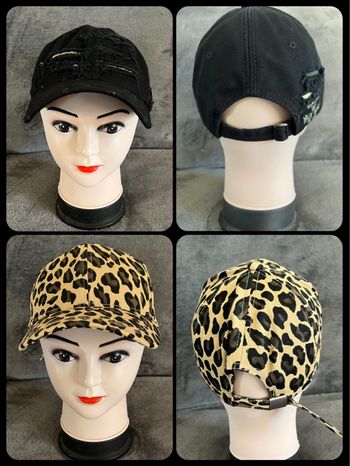 Lot  de 2 casquettes femme neuves jamais porté 