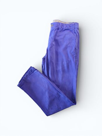 Pantalon chino coupe droite violet GAP - Taille 34 - SK48