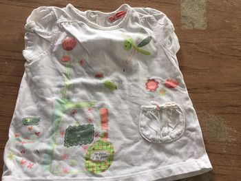 Tee Shirt Fille dpam 18 mois