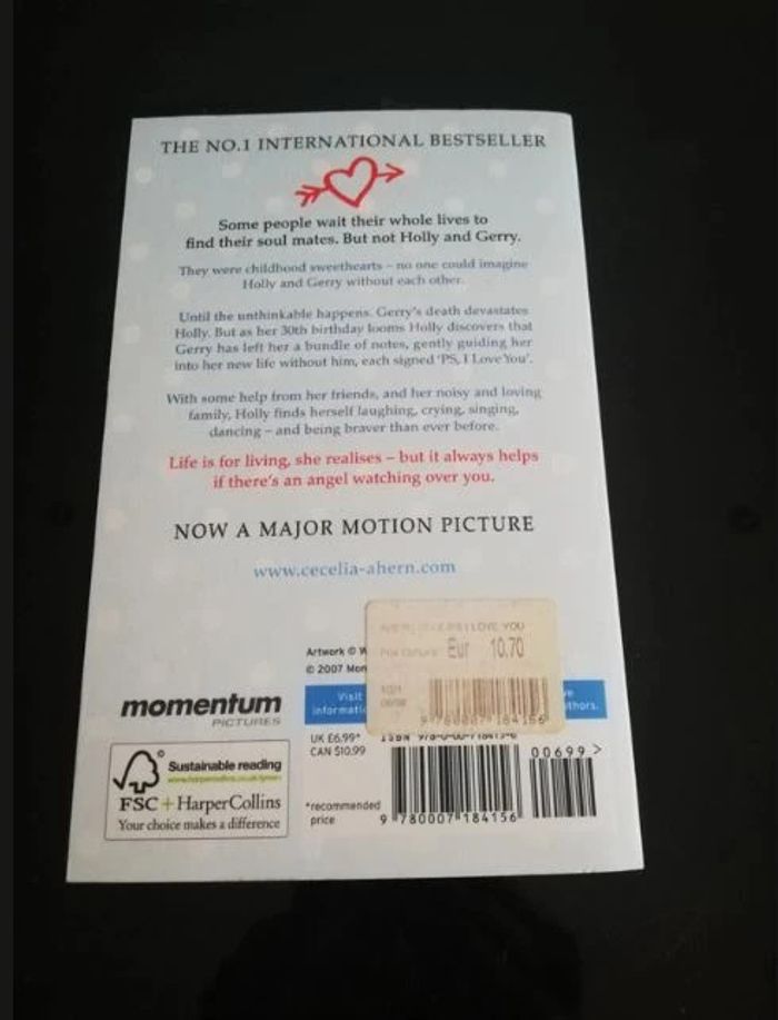 Livre en anglais "PS I love you" - photo numéro 2