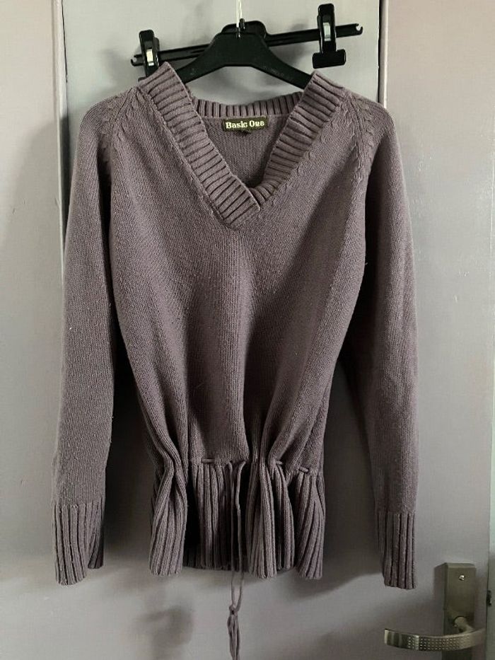Pull mauve