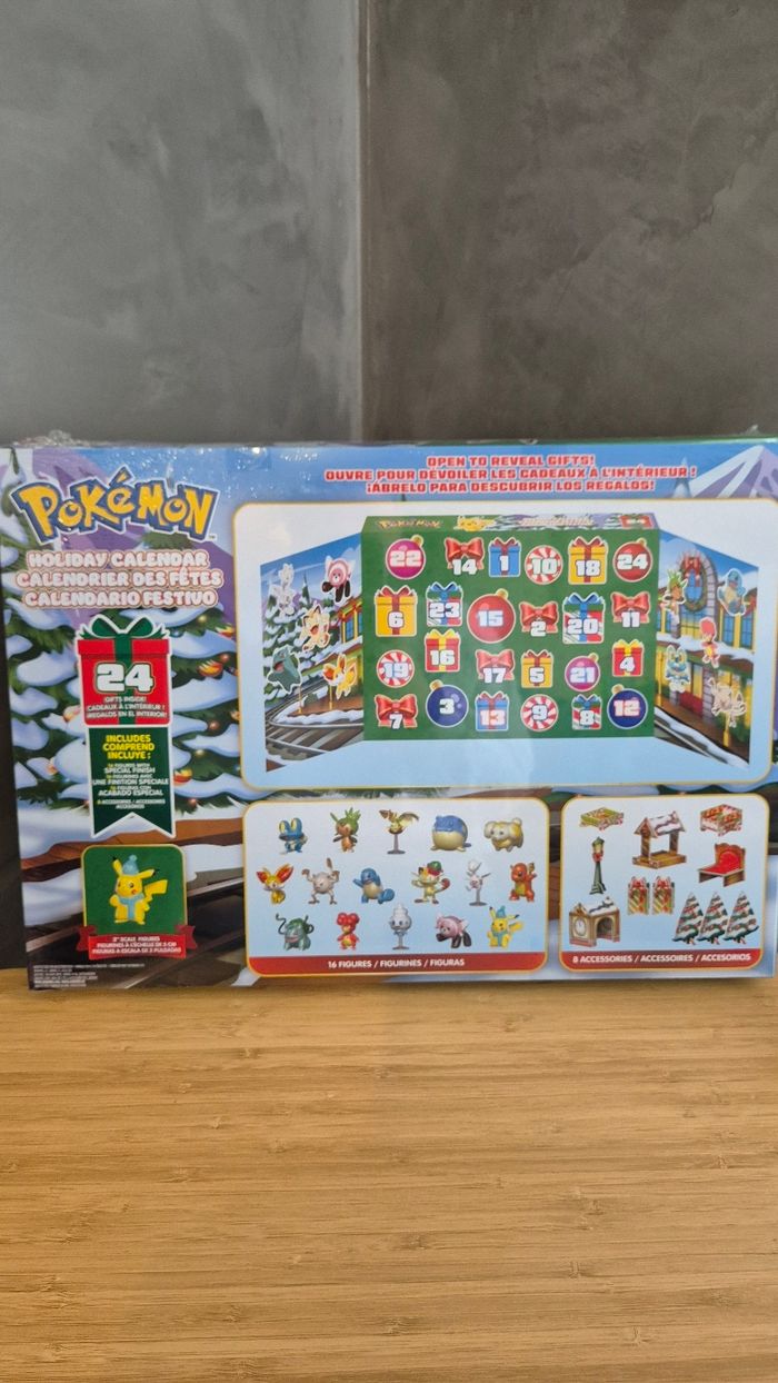 Calendrier de l'avent Pokémon neuf - photo numéro 2
