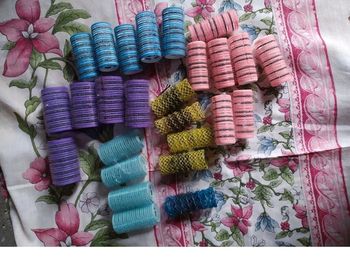 Lot de divers bigoudis scratch