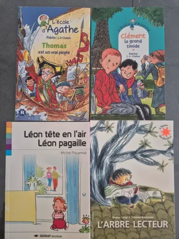 Lot de 4 Livres Enfants
