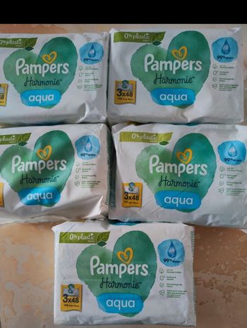 Lingettes pampers