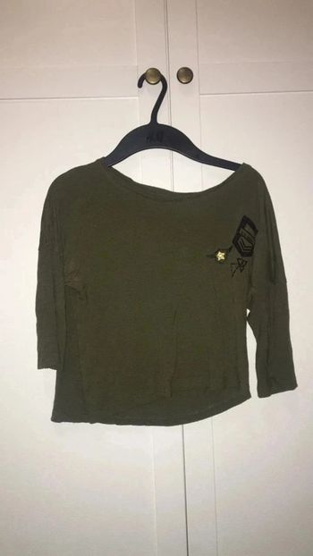 Top fluide manche 3/4