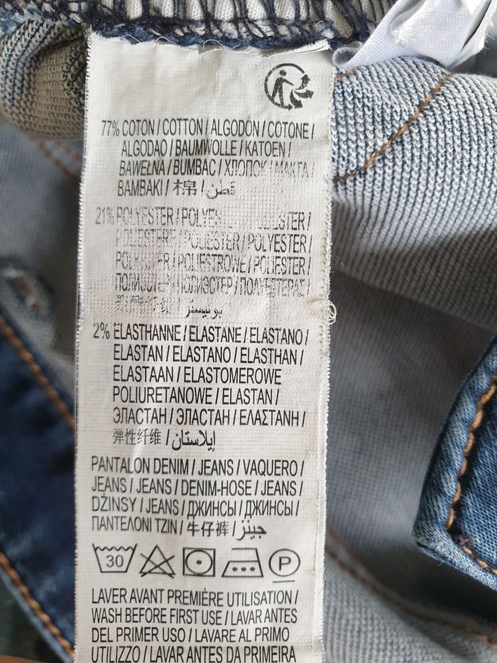 Jean Slim homme  40 L36 bleu - photo numéro 8