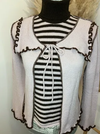 Ensemble gilet avec  pull sans manches