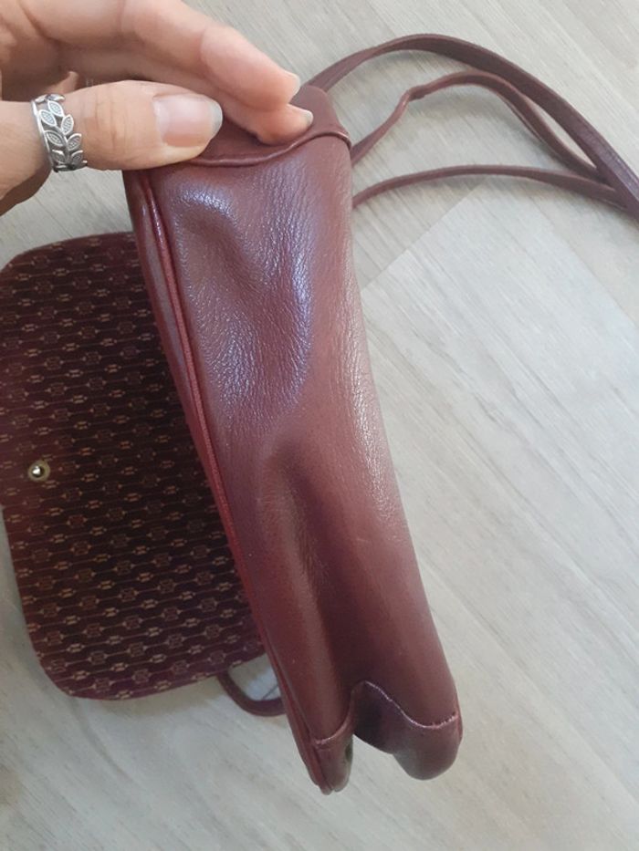 Sac à main bordeaux - photo numéro 5
