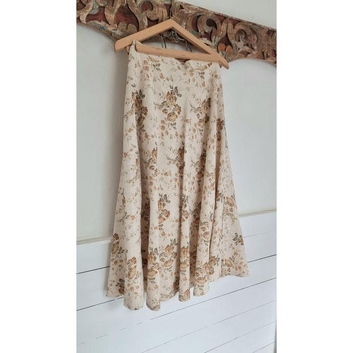 Magnifique jupe à fleurs automnale marque japonaise Harmonica S-M/36-38 TBE - photo numéro 7