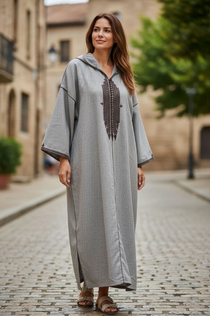 Jellaba marocaine pour l'hiver - photo numéro 2