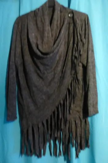 tunique haut cache coeur gris taille XXL neuf