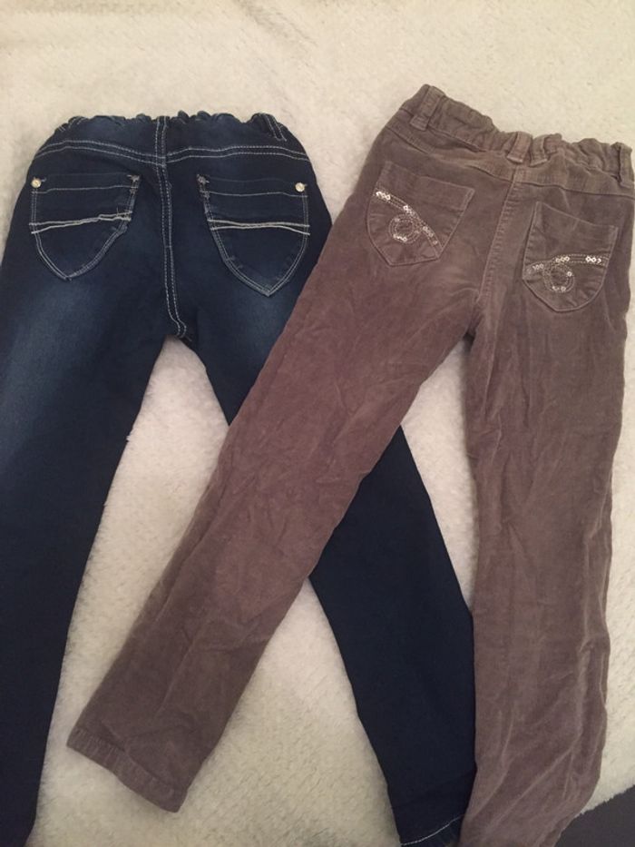 Deux pantalons #fille#taille 6 ans - photo numéro 2