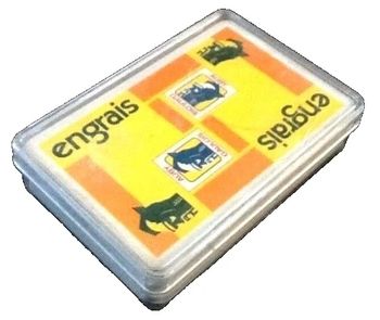 Jeu de 52 cartes Engrais Le Gaulois Auby (Nord) Catel et Farcy