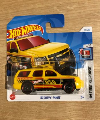Miniature hot wheels Chevy Tahoe 2007