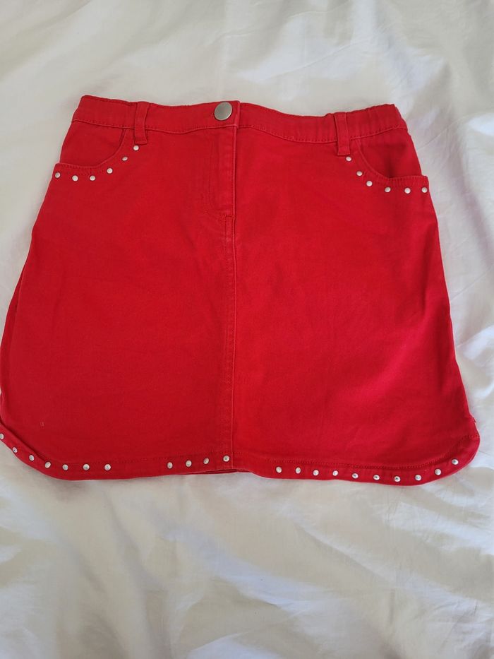 Jupe rouge taille 10 ans
