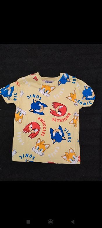 Tee-shirt sonic
